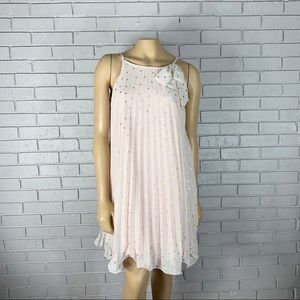 Zunie Girls Polka Dot Pleated Dress